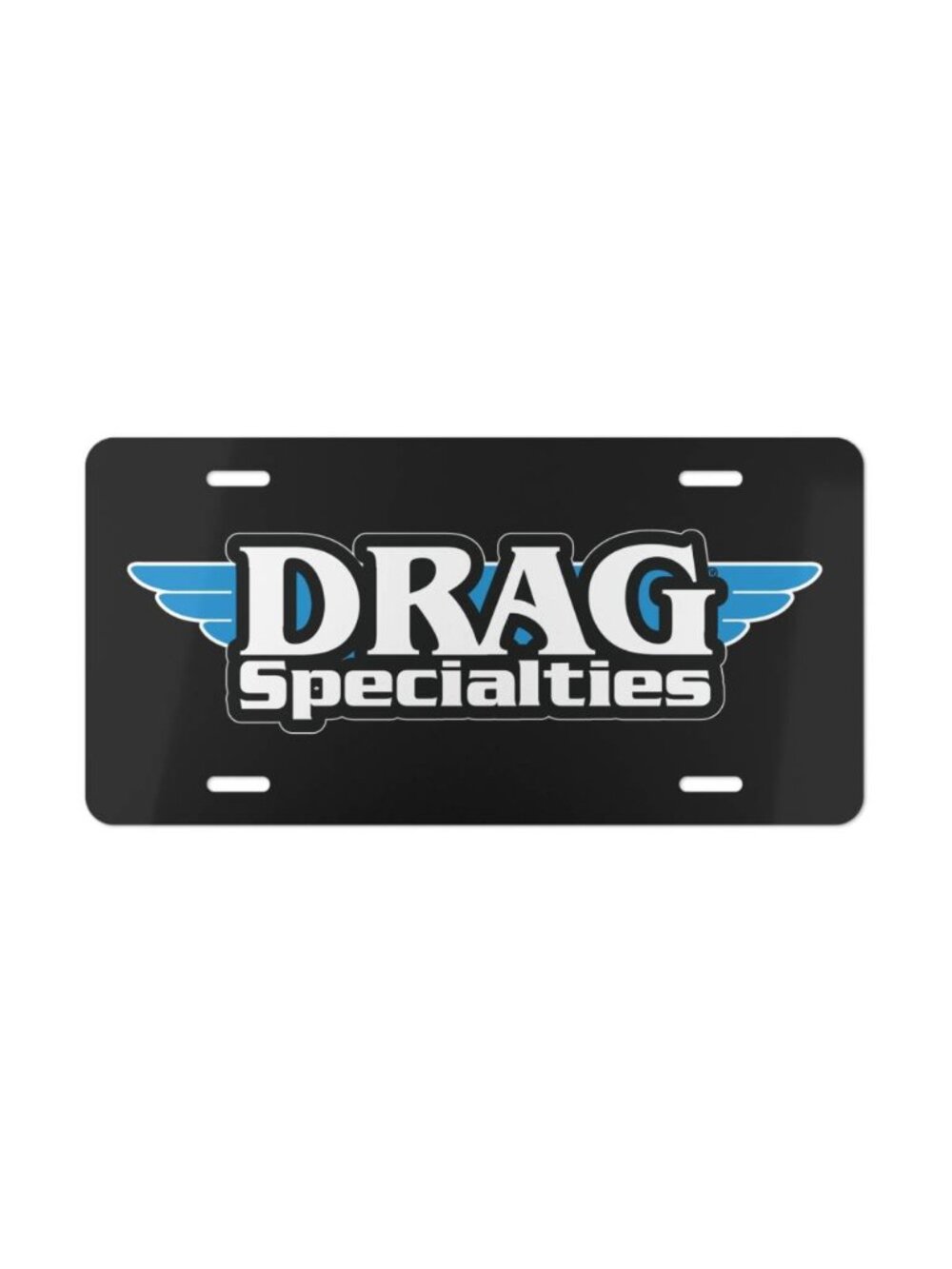 Drag Specialties Logo Vanity License Plate Motorcycle Gear Style USA Tag